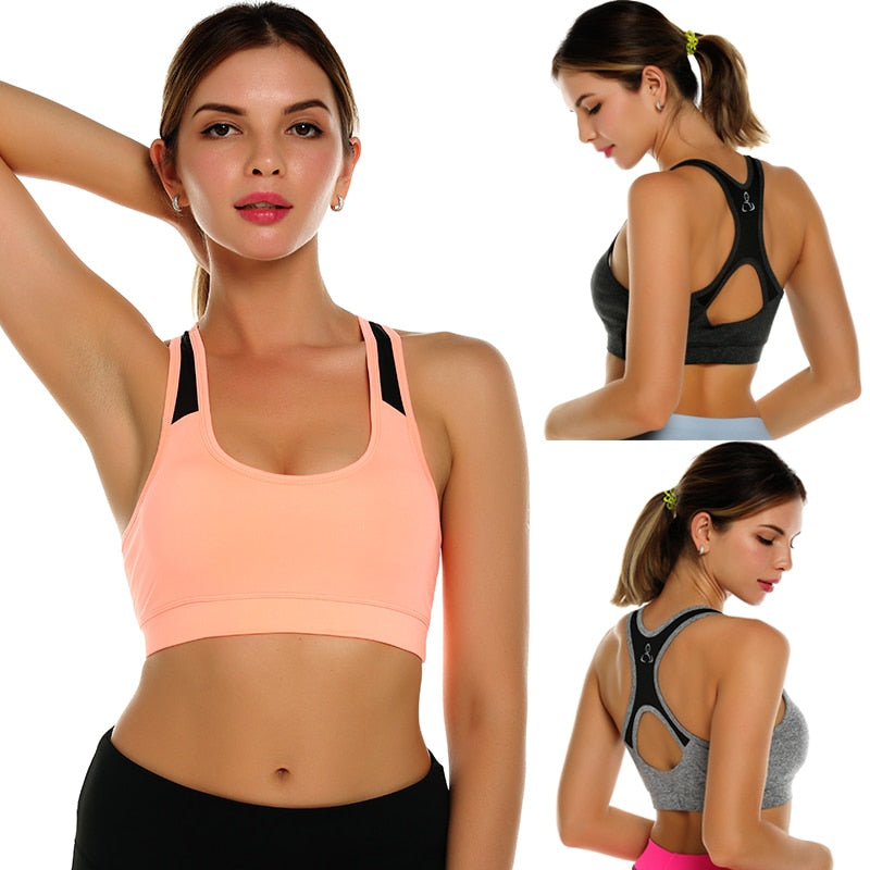 Women Fitness Yoga Sports Bra For Running Gym