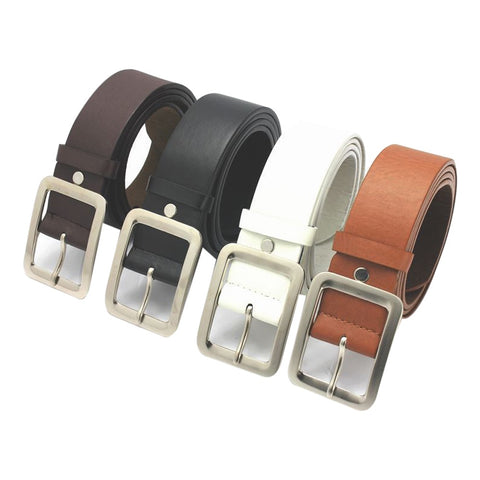 High quality Men's Casual Faux Leather Belt Buckle Waist Strap