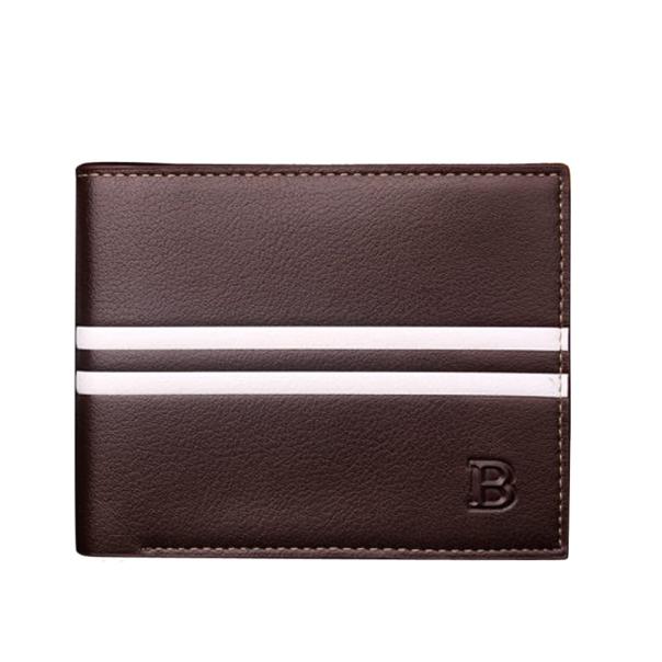 Famous Brand Men's  Leather Wallet Male Retro ID Card Holder