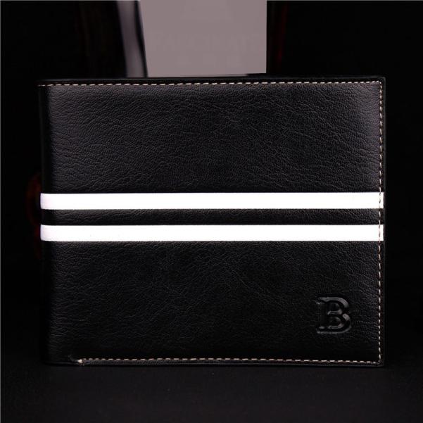 Famous Brand Men's  Leather Wallet Male Retro ID Card Holder