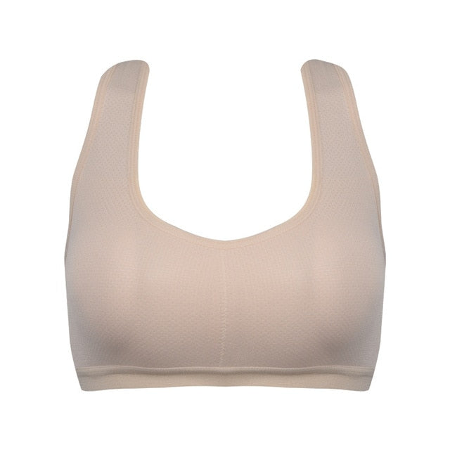 Breathable Sports Bra Hollow Out Side Striped Bras