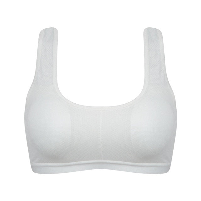 Breathable Sports Bra Hollow Out Side Striped Bras