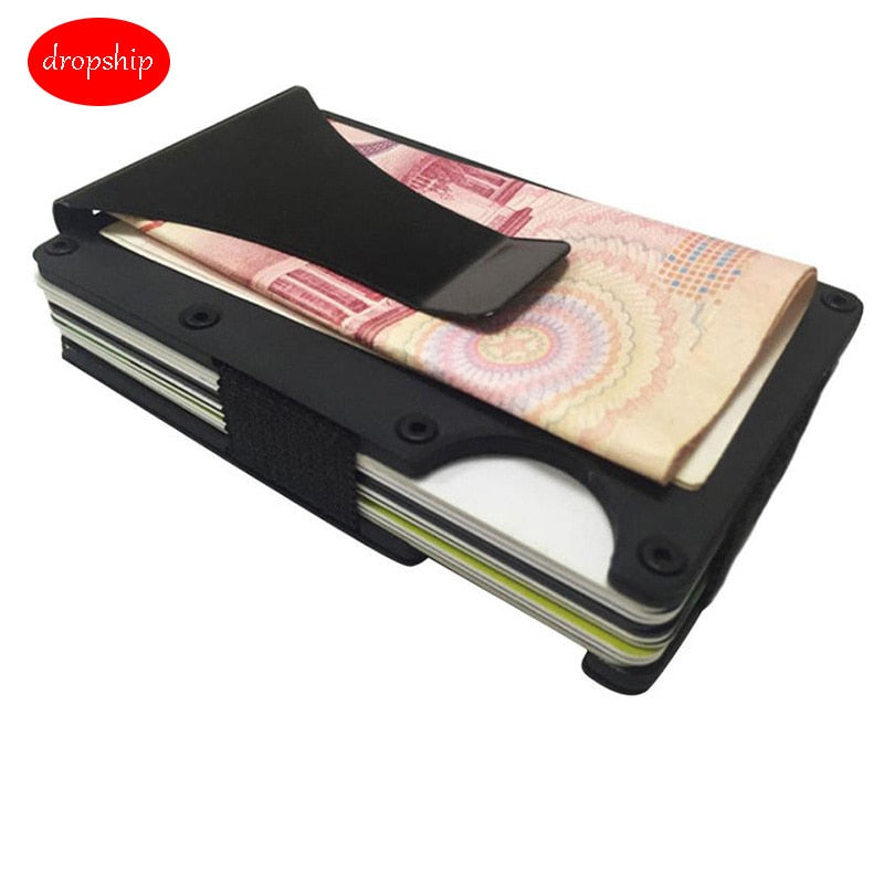 Brand New Men Fashion Blocking Metal Wallet