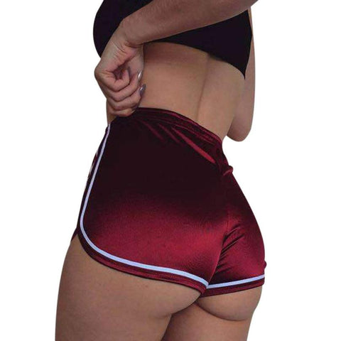 Women Summer  Shorts Pants High Waist Sports