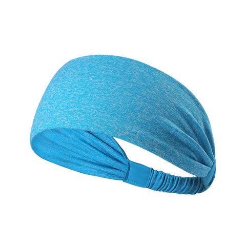 New Wide Fitness Polyester Headband Stretch hair elastic