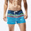 Newly Design Mens Summer Blue Striped Breathable Beach Board Shorts