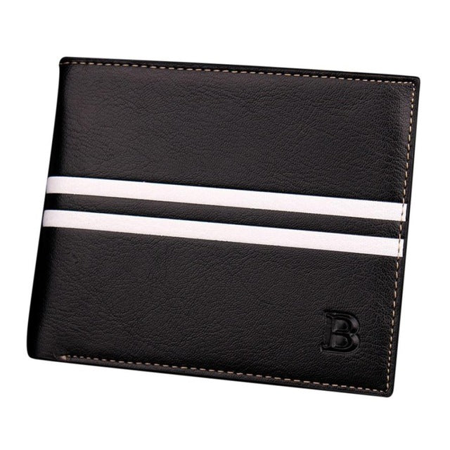 Famous Brand Men's  Leather Wallet Male Retro ID Card Holder