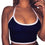 Women Tank Bustier Bra Vest Crop Top Bralette Blouse