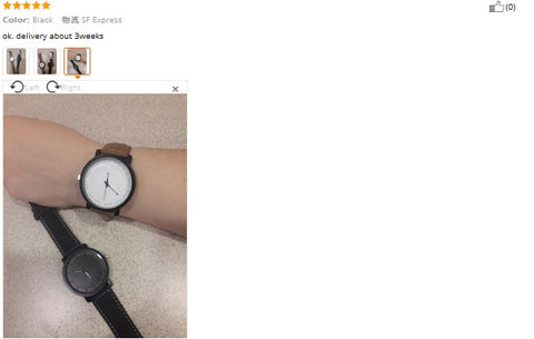 Unisex Men Women Leather Band Big Dial Quartz Analog Wrist Watch