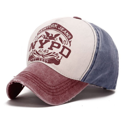New Print Letter NYPD Sun Hat Outdoor Cap