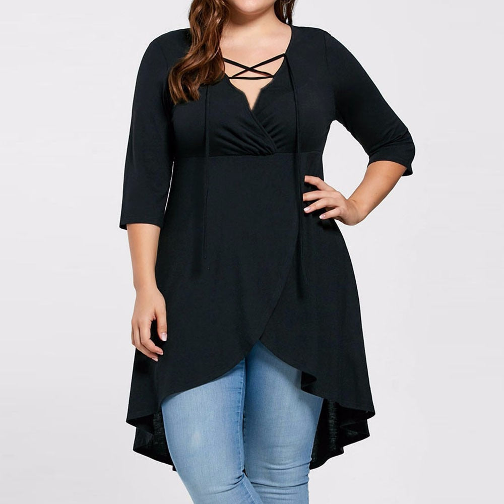 Fashion Harajuku Plus Size Lady Women's Top