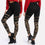 Women Camo Stitching Sports Pants Yoga