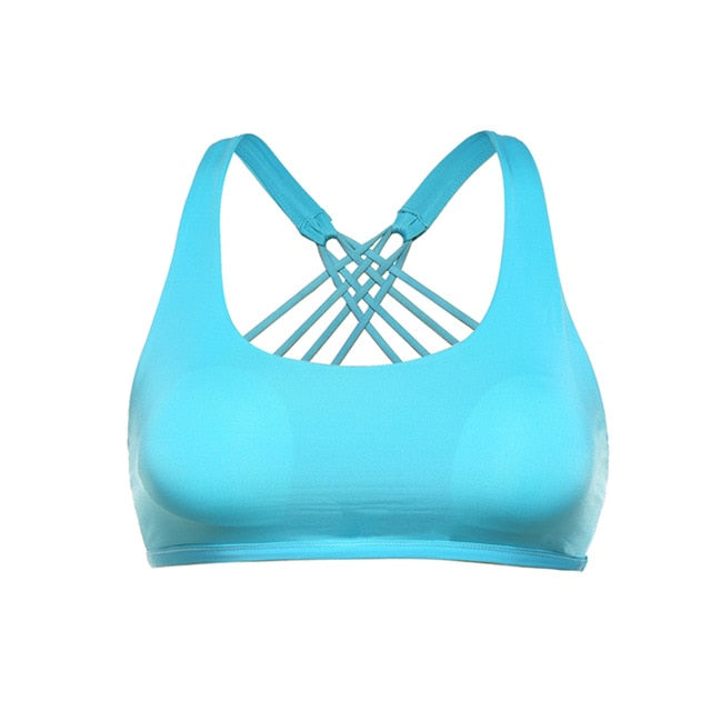 New Women's Summer Sexy Back Soft Yoga Bra