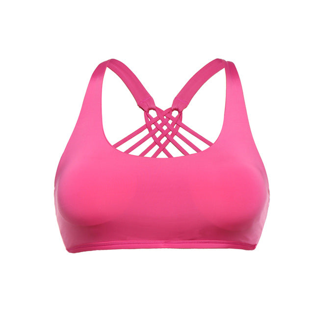 New Women's Summer Sexy Back Soft Yoga Bra