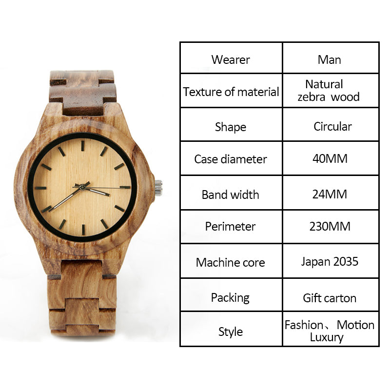 wooden watches reloj mujer wood watch luxury