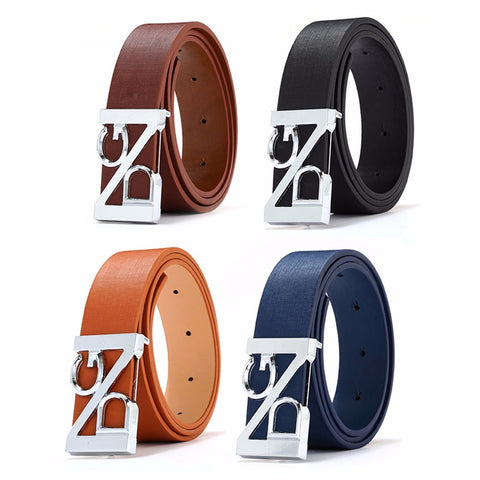 New Fashion men Belt Cool Casual PU Leather Skinny Slender