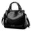 Women's fashion solid color iron ornaments rivets covered shoulder bag