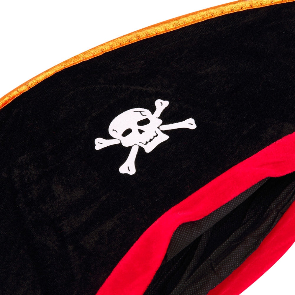 Pirate Captain Hat Skull & Crossbone Design Cap