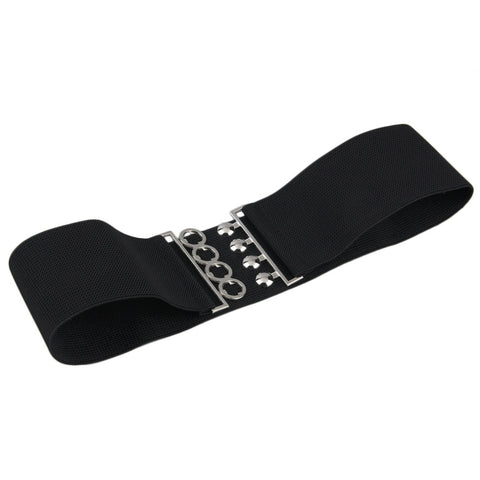 Fashion Accessories Women's Vintage Metal Elastic Stretch Buckle