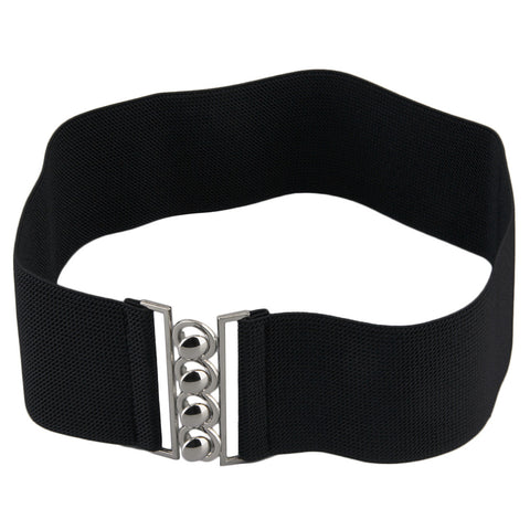 Fashion Accessories Women's Vintage Metal Elastic Stretch Buckle