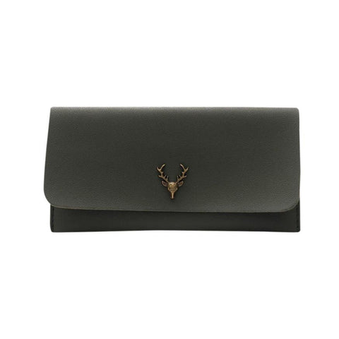 Female long wallet Solid Color clutch