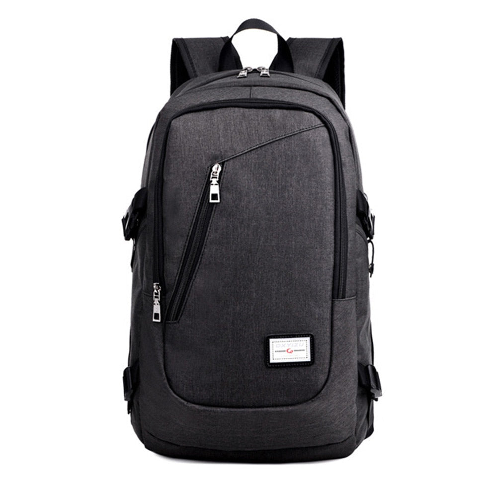 Business Laptop Backpack with USB Charging Port Unisex Leisure