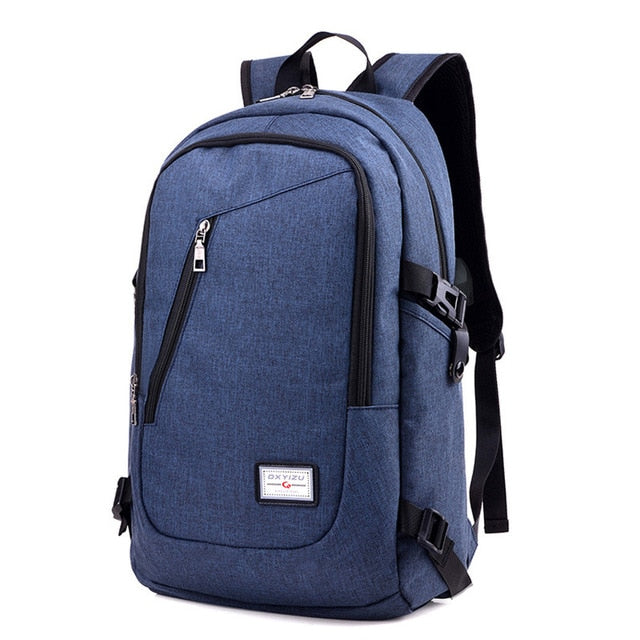 Business Laptop Backpack with USB Charging Port Unisex Leisure