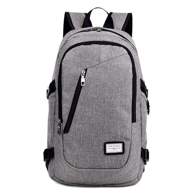 Business Laptop Backpack with USB Charging Port Unisex Leisure