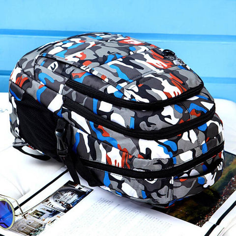 Luxury Design Fashion Camouflage Nylon Climb Bag