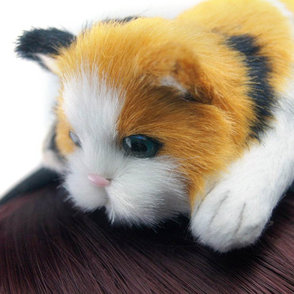 Lovely Cat Flannelette Plush Kitten HairBand