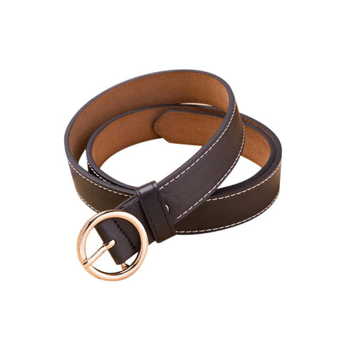 Leather Belt for Women Casual Fashion Vintage Accessories