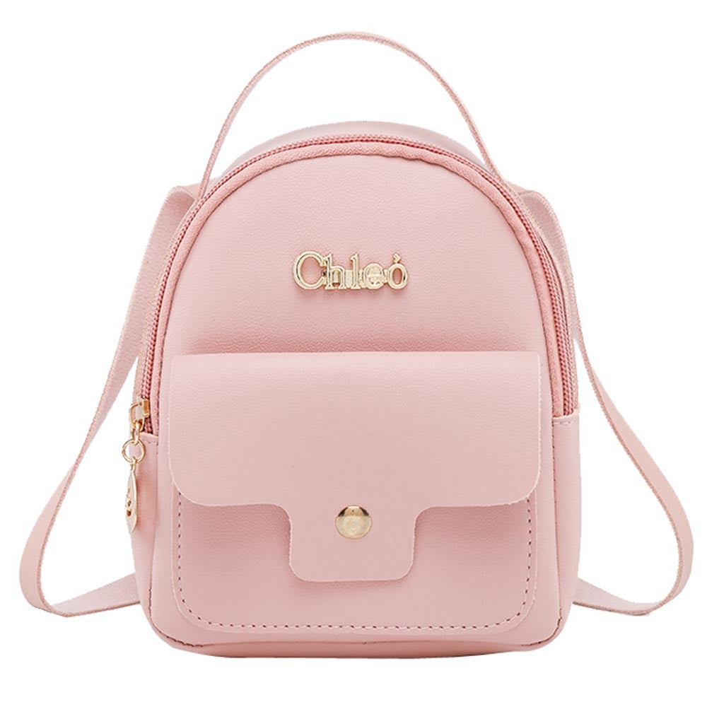 Fashion trend Ladies shoulders Small Backpack Letter Purse Mobile Phone Bag