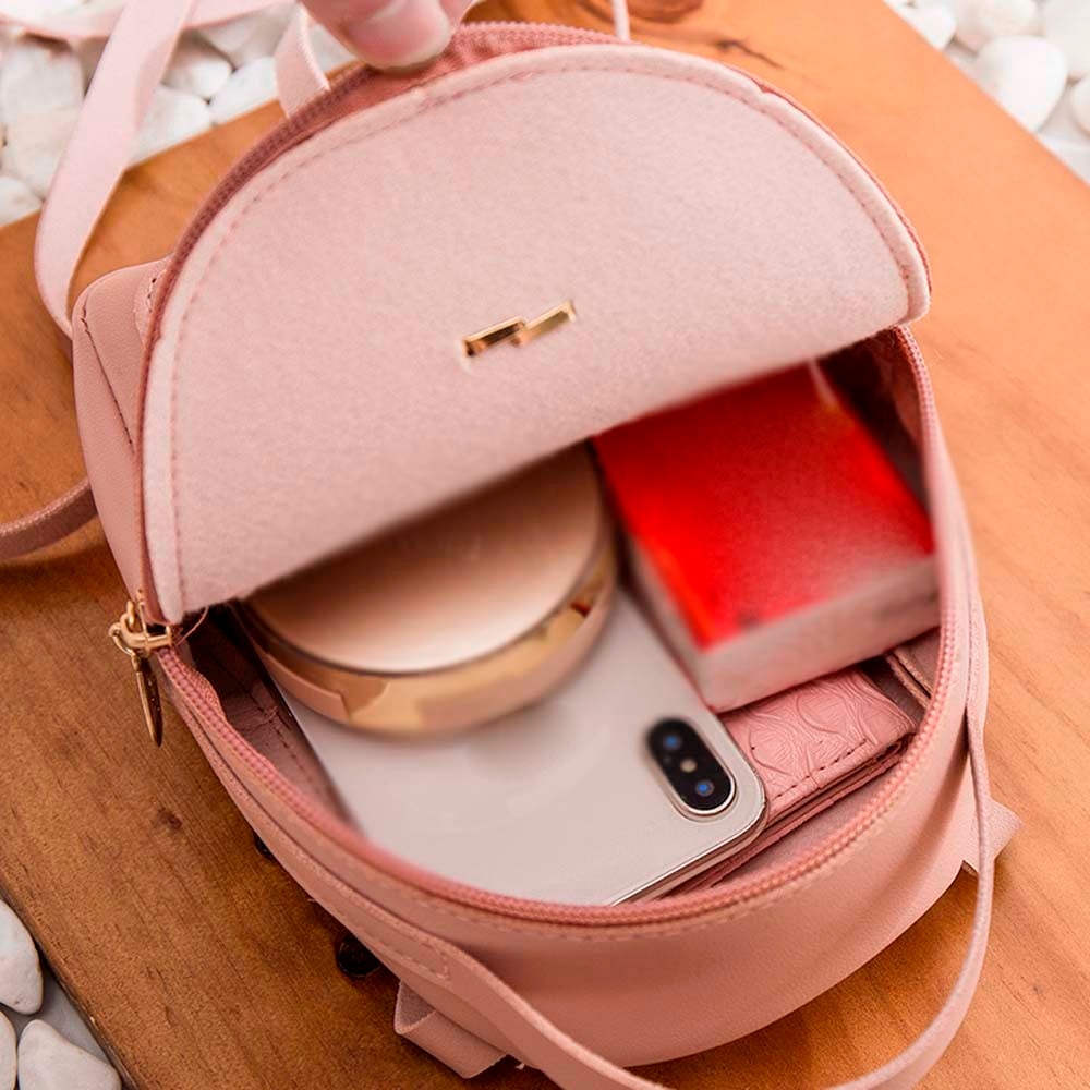 Fashion trend Ladies shoulders Small Backpack Letter Purse Mobile Phone Bag