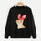 Cartoon Rabbit Kawaii Autumn Pullover Women Casual Loose Long Sleeve