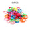 50 Pcs/Pack Coloful Elastic Hair Ropes for Girls