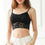 Women Lace Strap Wrapped Chest Shirt Top New Underwear