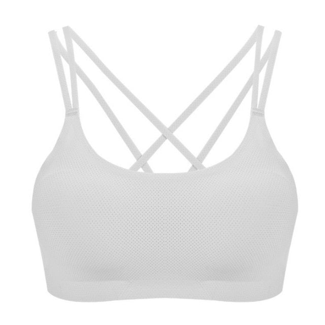 Women Yoga Padded Shirt Women Shockproof Sports Bras