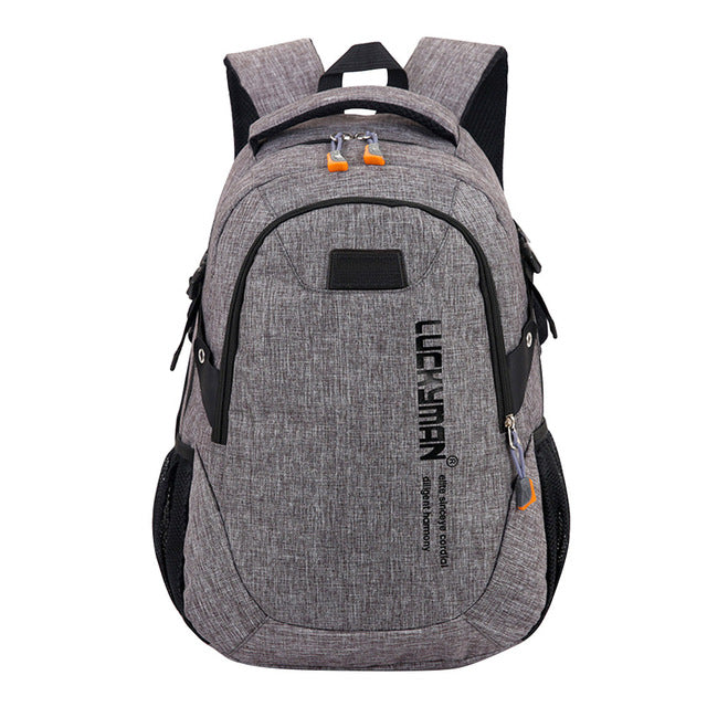 School Bag For Teenagers Men Laptop Backpacks