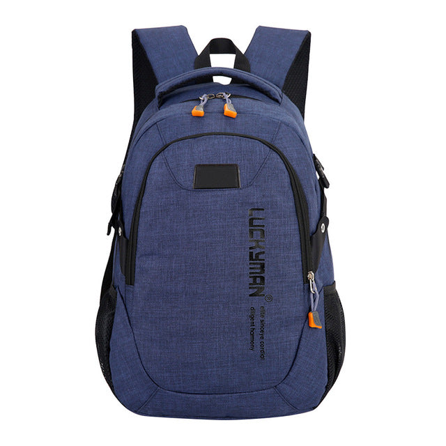 School Bag For Teenagers Men Laptop Backpacks