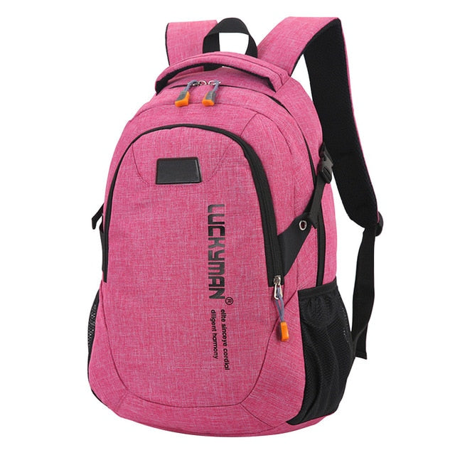 School Bag For Teenagers Men Laptop Backpacks