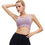 Women seamless sports bra Solid Color Shock-proof fitness