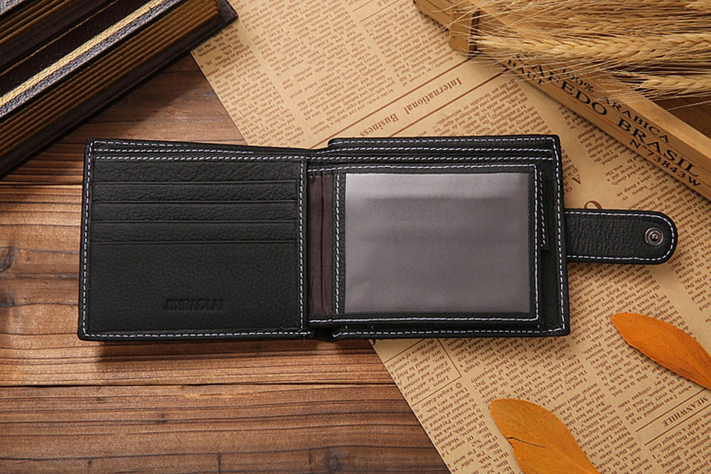 Famous Brand men wallets Money holder Small Multifunction