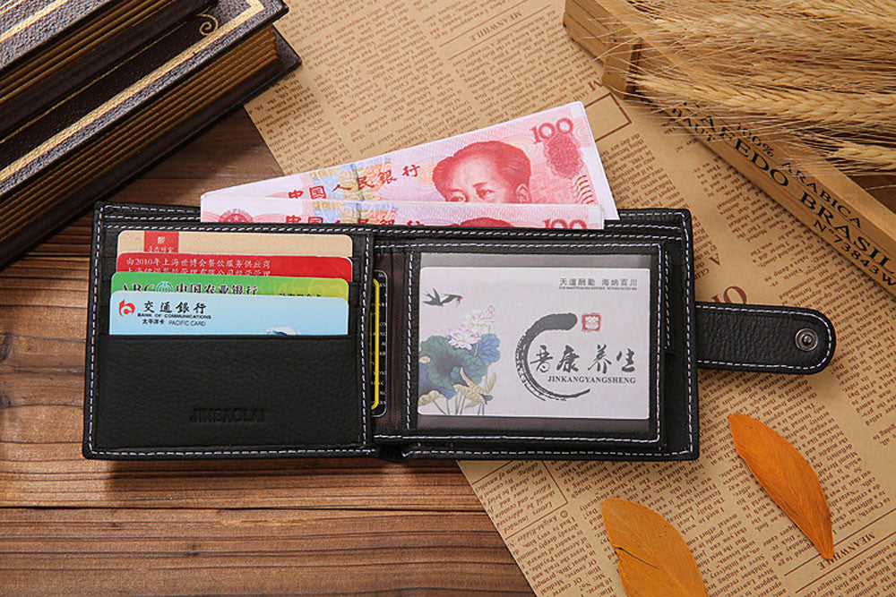 Famous Brand men wallets Money holder Small Multifunction