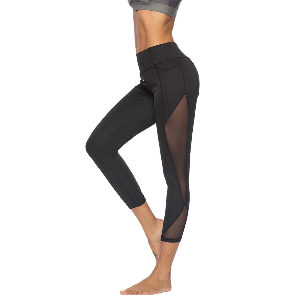 Elastic Slim Pants Women Leggings Fitness Sports Gym Running Yoga Athletic