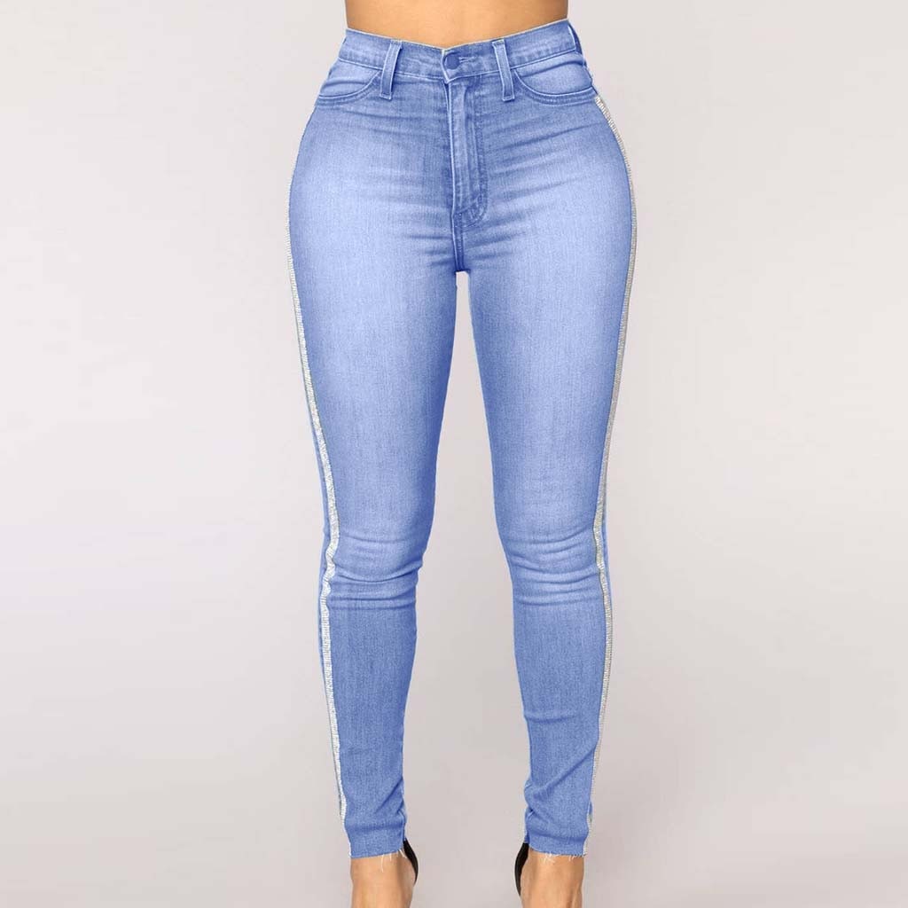 High Waist Jeans Of Women Spring Pants Capris Fashion Daily