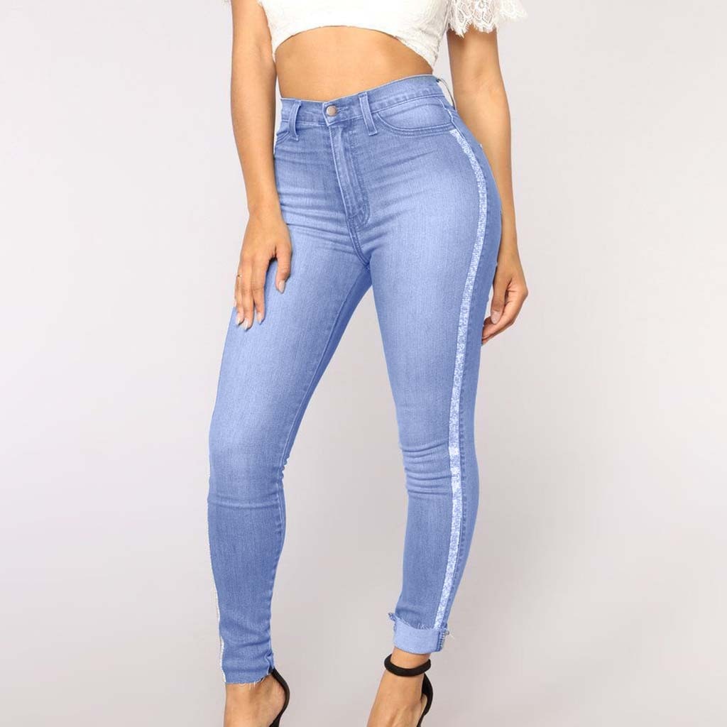 High Waist Jeans Of Women Spring Pants Capris Fashion Daily