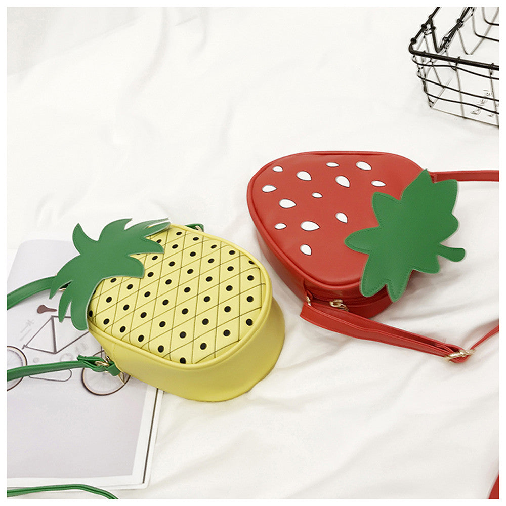 Fashion Shoulder Mini Bags for Women Cute Ladies Strawberry Pattern