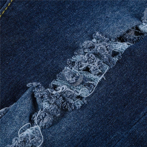 High Waist Ripped Jeans Of Women Spring Pants