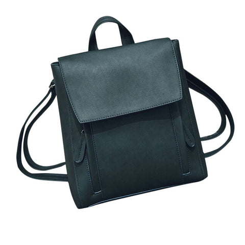 Leather Backpacks Women mochila feminina Rucksack Shoulder Bookbags