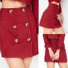 Spring Skirt Of Women Sexy Casua Button lParty High Waist